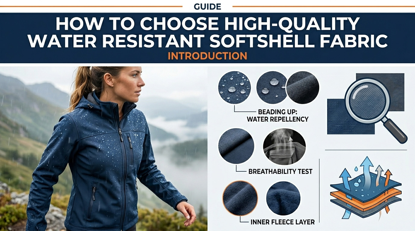 Hvordan velge vannavstøtende softshell-stoff av høy kvalitet