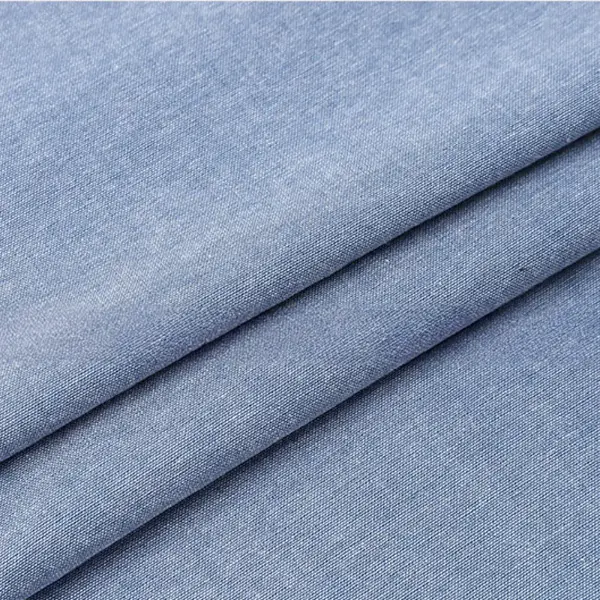 Chambray skjortestoff i bomull