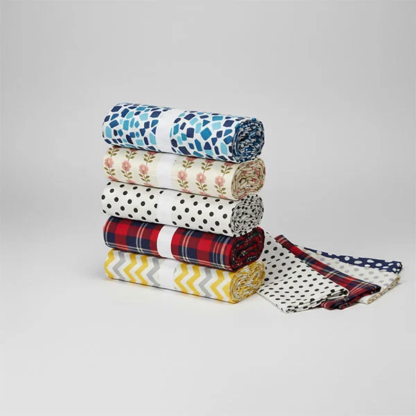 Bomullstrykt fôrstoff Bomullstrykt fôrstoff