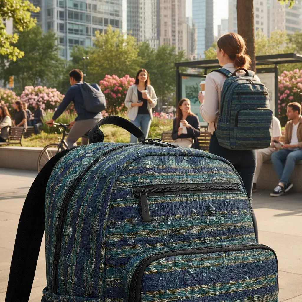 Nylon Jacquard Oxford Fabric