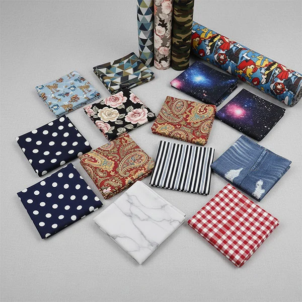 Fôrstoff med polyestertrykk Fôrstoff med polyestertrykk