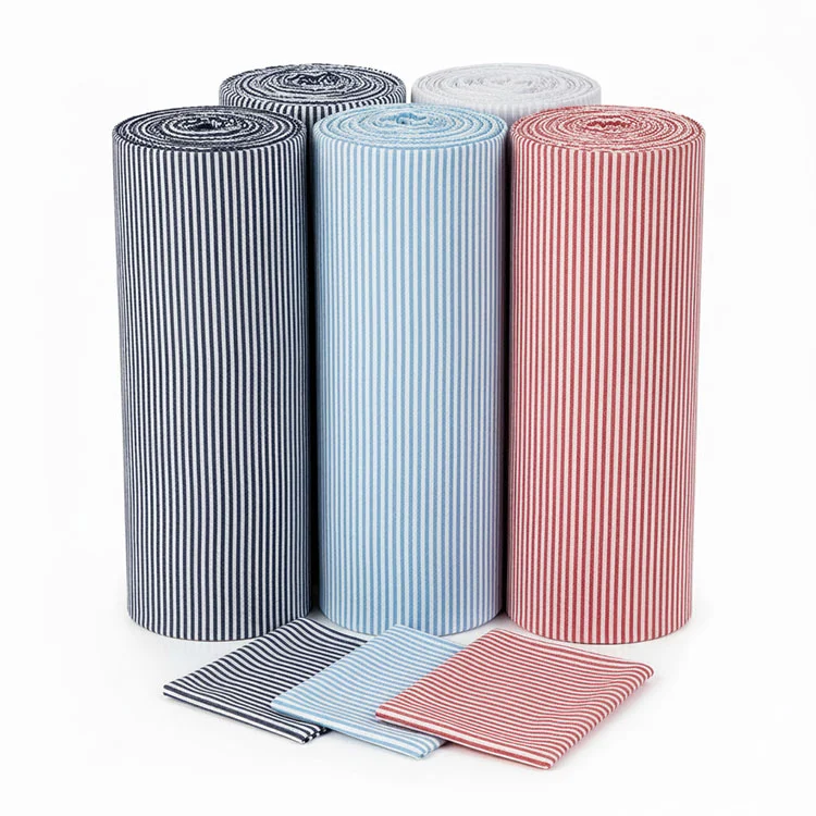 Oxford-fôr i polyesterstripet Oxford-fôr i polyesterstripet